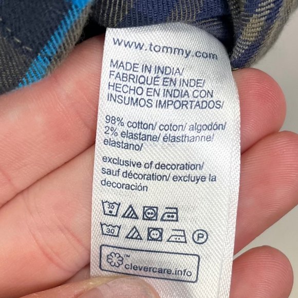 NWT Tommy Hilfiger Men’s Classic Fit Stretch Plaid Button Down - Picture 5 of 5